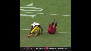 Terry McLaurin with a spectacular catch for a 54yard Gain vs Pittsburgh Steelers [upl. by Eliathas]