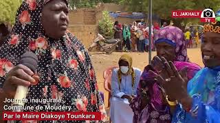 Soninké M Diakoye Tounkara inaugure les marchés et Terrains municipaux de la commune de Moudéry [upl. by Eninaj]