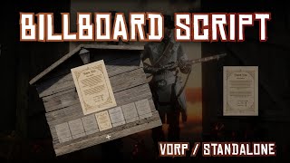 REDM  CTRL BILLBOARD STANDALONE  VORP [upl. by Esele]