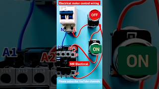 motor control circuit  motor control holding circuit  motor start and stop circuit  motor [upl. by Nitsugua]