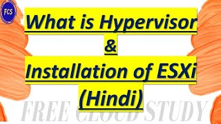 What is Hypervisor amp Installation of ESXiHindi [upl. by Aksel]