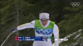 Charlotte Kalla SWE Wins CrossCountry Skiing 10km Gold  Vancouver 2010 Olympics [upl. by Annoyed]