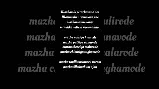 Mazhavillin neelima kannil✨✨shortsvideo englishlyricsmoviesongmohanlalhello malayalamsong [upl. by Katuscha]