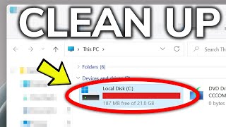 How to Clean Up Disk Space in Windows 11 [upl. by Schroeder]