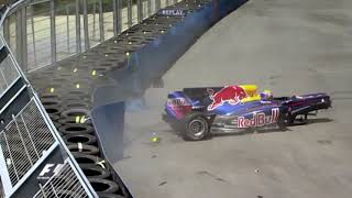 Olav Mol  F1 2010 Valencia  Megacrash Mark Webber [upl. by Halyhs]