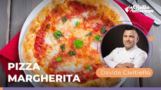 La ricetta ORIGINALE della PIZZA MARGHERITA alla NAPOLETANA i segreti dello Chef Davide Civitiello😍 [upl. by Alyl332]