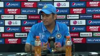 MS DHONIs Emotional Speech after Losing SemiFinal Against Australia In WorldCup 2015 [upl. by Lola]