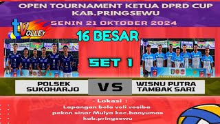 MURDI vs ORLEN BABAK 16 BESAR SET 1 WISNU PUTA VS POLSEK  KETUA DPRD PRINGSEWU CUP 2024 [upl. by Hartmunn]