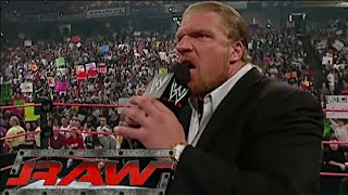 Triple H Promo Before Bad Blood RAW Jun 072004 [upl. by Vesta]