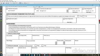 Remplir formulaire Imm 5257 Visa Touristique Canada [upl. by Hgielyk]