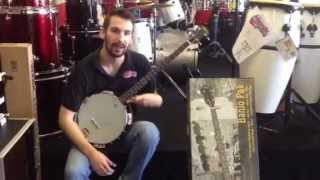 Washburn B8K Banjo Pack Free Picks Strap Gig Bag Bluegrass 5 String Smyrna Lessons [upl. by Edmund]