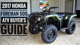 2017 Honda FourTrax Foreman 500 ATV Model Lineup Explained  Differences  Model ID Breakdown [upl. by Modestia]