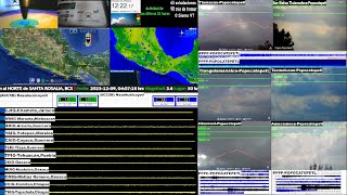 Monitoreo sísmico y volcánico mexicano Alerta Sísmica Sasmex Popocatépetl sismogramas Y Mas [upl. by Ojillek]