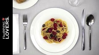 How To Eat Spaghetti  Fine Dining Lovers by SPellegrino amp Acqua Panna [upl. by Llerrahs819]