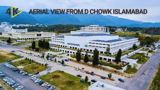 Aerial View D Chowk Islamabad dchowk [upl. by Cud]