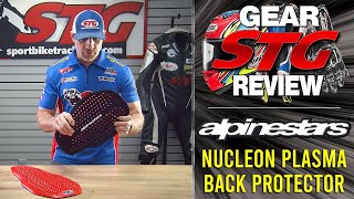 Alpinestars Nucleon Plasma Back Protector Insert Review from SportbikeTrackGearcom [upl. by Philander]