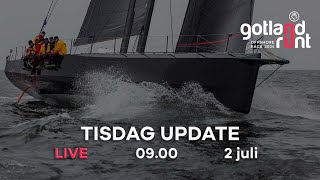 Race Update Tisdag 0900  Gotland Runt 2024 [upl. by Nekcarb278]