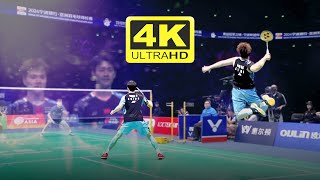 4K50FPS LIANG Wei Keng  Wang Chang Vs LEE Jhe Huei  YANG Po Hsuan  2024 Asia Championships SF [upl. by Ramedlav]