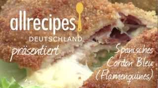 Rezept Flamenquines Spanisches Cordon Bleu selber machen [upl. by Naaitsirhc]