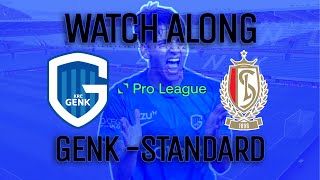 KRC Genk  Standard Luik  Live Watch Along  Nederlands [upl. by Idnil139]