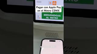 Pagar con Apple Pay en el metro￼ cdmx apple applepay applewatch finanzas dinero [upl. by Eaj]