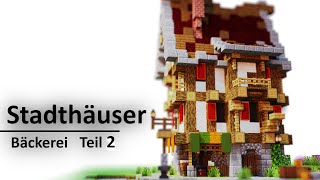 Mittelalter Stadthaus  Bäckerei🥐  Teil 2 Minecraft Tutorial [upl. by Lida]