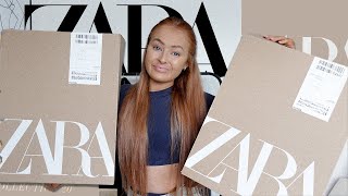 ZARA TRY ON HAUL NOVEMBER 2021  NEW IN AUTUMN WINTER HAUL [upl. by Otsuaf]