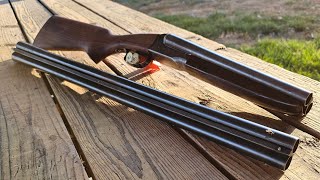 Sawed off 12 guage pattern testing buckshot [upl. by Klusek311]