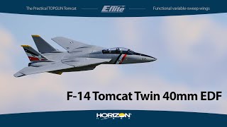 Eflite F14 Tomcat Twin 40mm EDF BNF® Basic [upl. by Uird]