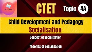 Socialisation  Concept  Definition  Theories of Socialisation Class 8 cdp socialisation ctet [upl. by Alma107]