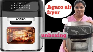 India Best Air fryer 🔥🔥Agaro Air Fryer 🔥oil free cooking 🍲Unboxing videohealthy food [upl. by Nirraj]