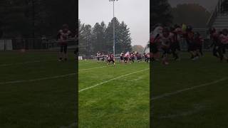 My pass to Juju 4 football laingsburg wolfpack 12 [upl. by Mainis]