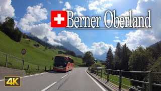 Berner Oberland Switzerland 🇨🇭 Driving from Frutigen to Adelboden [upl. by Mikal]