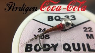 Montaje perdigón CocaCola Fly tying nymph perdigon [upl. by Ilesara]