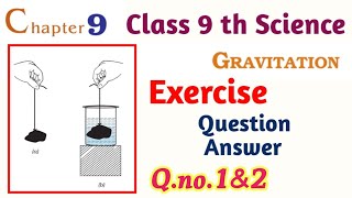 Class 9 Gravitation Exercise Question number 1amp2 full explanation [upl. by Francoise]