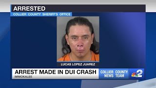 Driver Arrested for DUI After Immokalee Crash [upl. by Aphrodite]