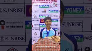 Badminton Talks champtalks mbtv All India Sub Junior Ranking Badminton Tournament Meet champ [upl. by Madden]