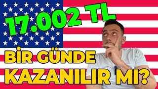 AMERİKADA ÇALIŞARAK BİR GÜNDE ASGARİ ÜCRET KAZANMAK [upl. by Sackman]