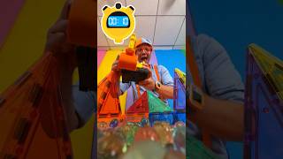 Excavator BALL PIT Countdown Blippis Tabletop Toy Play blippi shorts [upl. by Rovner]