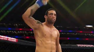 Werdum Flying Kick Knockout UFC4 [upl. by Nagle264]