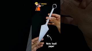 3D Naruto Kunai Origami art anime [upl. by Helman]