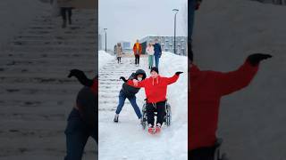 Pretended to Be Disabled Person Social Experiment  Would You Help😇👇 kiryakolesnikov prank [upl. by Yessak]