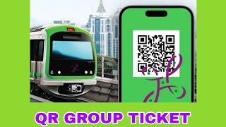 Namma Metro  QR Group Ticket  Bengaluru Metro [upl. by Eagle]