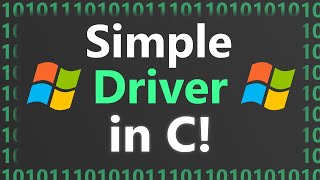 Making Simple Windows Driver in C [upl. by Ahsaelat676]