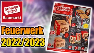 SONDERPREIS BAUMARKT FEUERWERK PROSPEKT 20222023 [upl. by Jorie851]