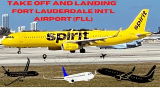 Fort Lauderdale Airport FLL 2022 Take Off and Landing EP1 [upl. by Raimundo]