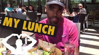 What I Eat for Lunch After Training  Mo Farah [upl. by Gnad]