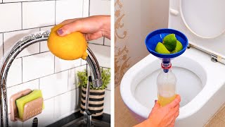 Timesaving cleaning hacks and tricks for busy households 🧹 [upl. by Pickering]