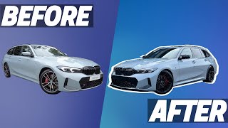 2023 BMW M340D TRANSFORMED G21  MASSIVE CHANGE [upl. by Nawaj]