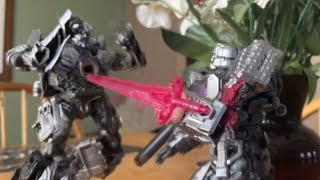 Megatron Vs Galvatron  Stop Motion Film [upl. by Ecille]